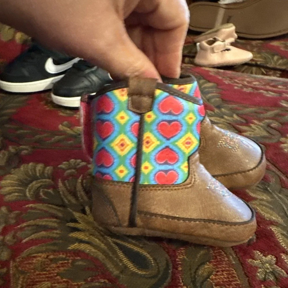 Infant Girl Western Boots 0-6months